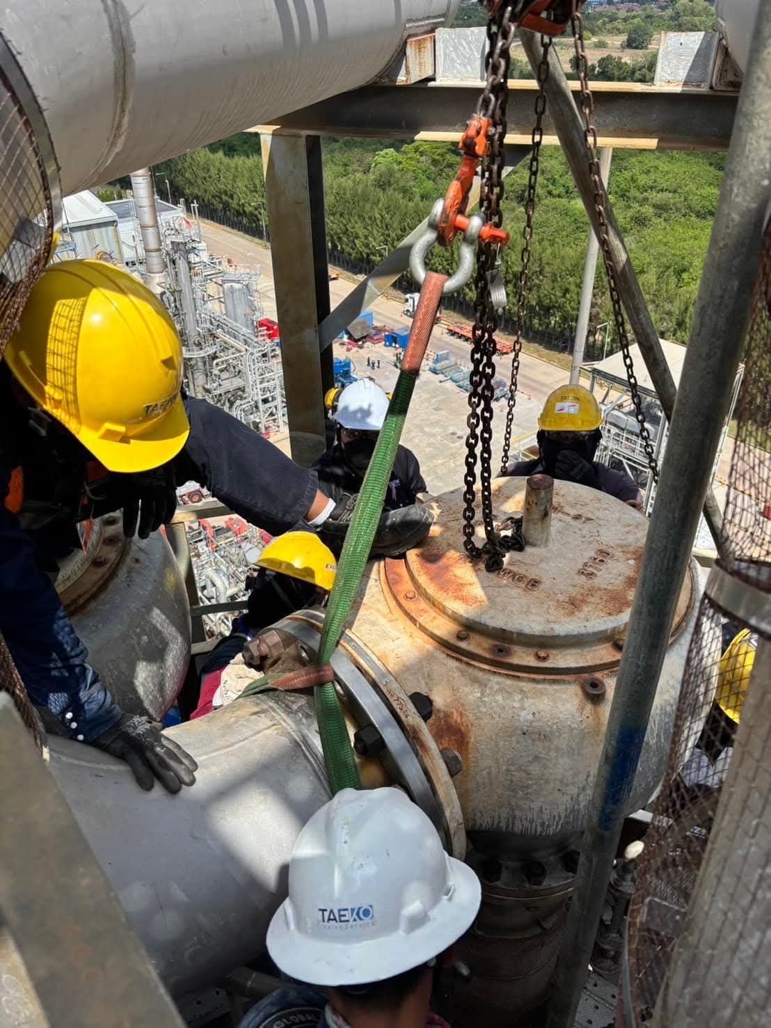 Overhauled breather valve ready for return