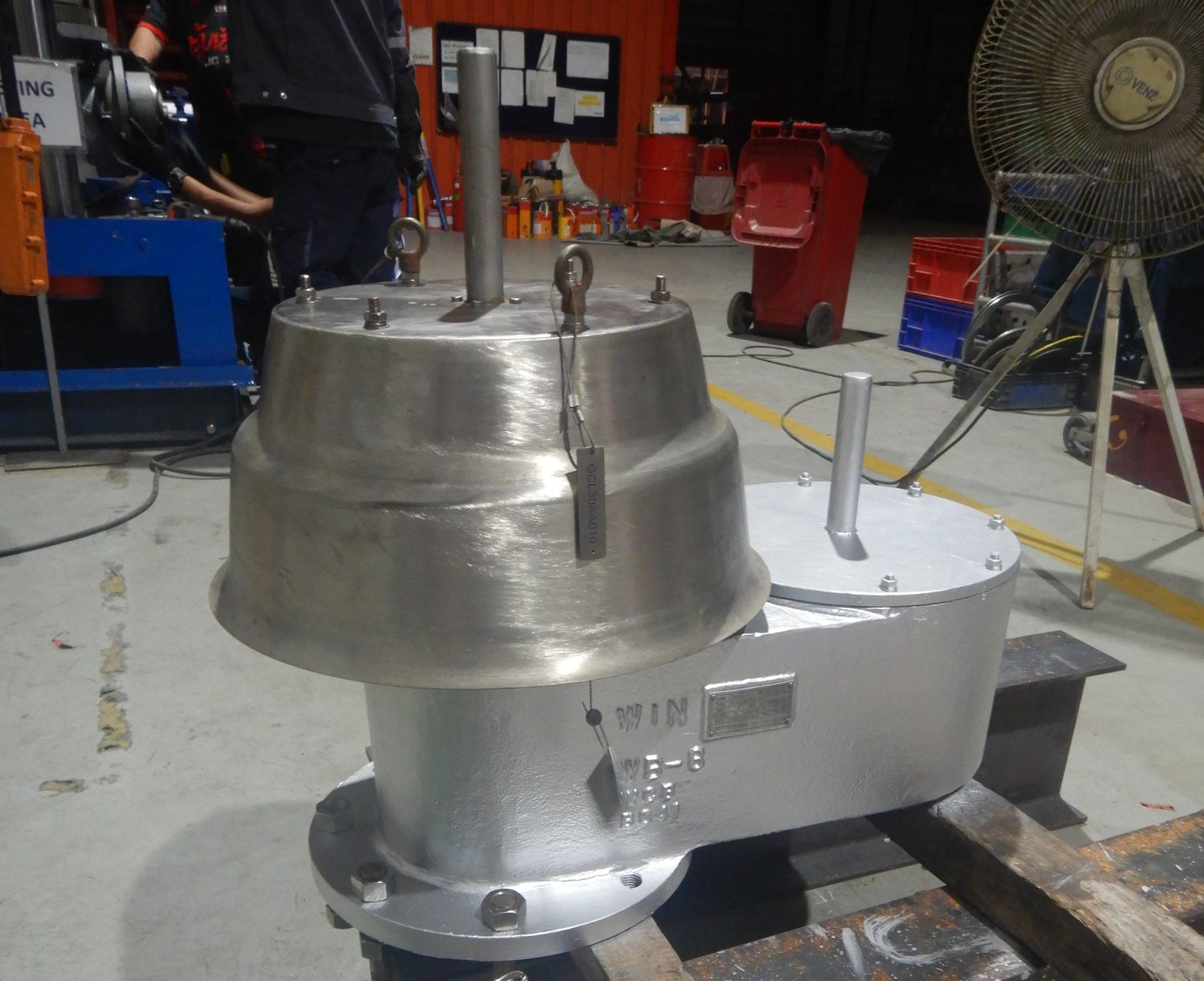 Breather valve overhauled in the workshop