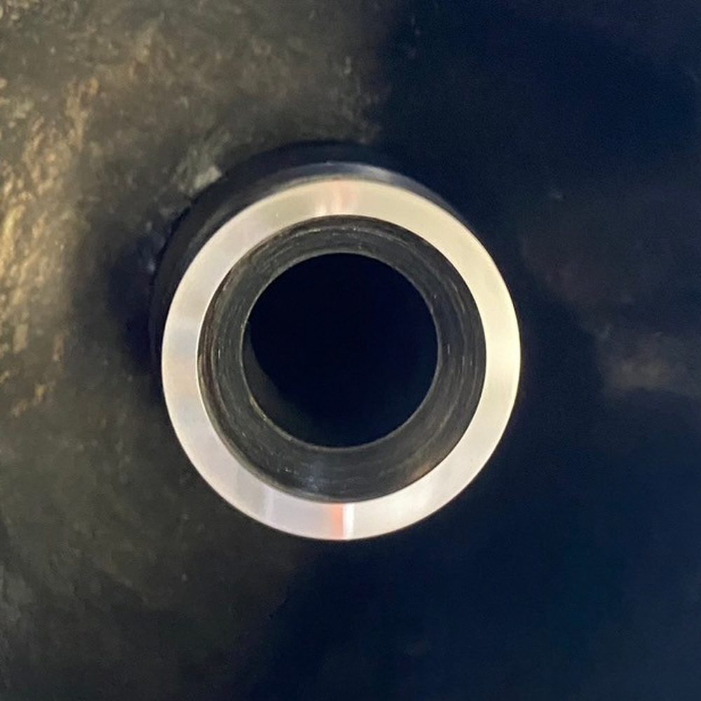 Nozzle after lapping