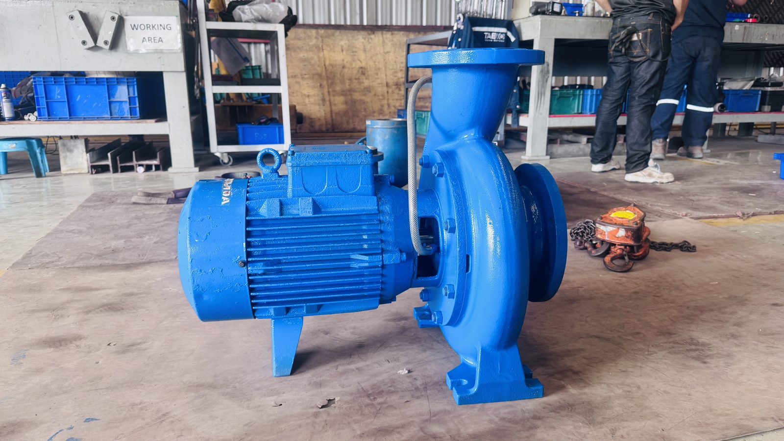 Multistage pump received for overhaul