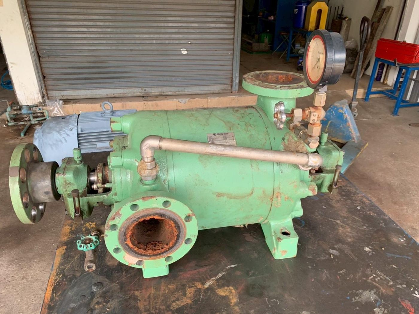 Multistage pump received for overhaul